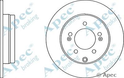 APEC BRAKING dsk3017 -  Тормозной диск